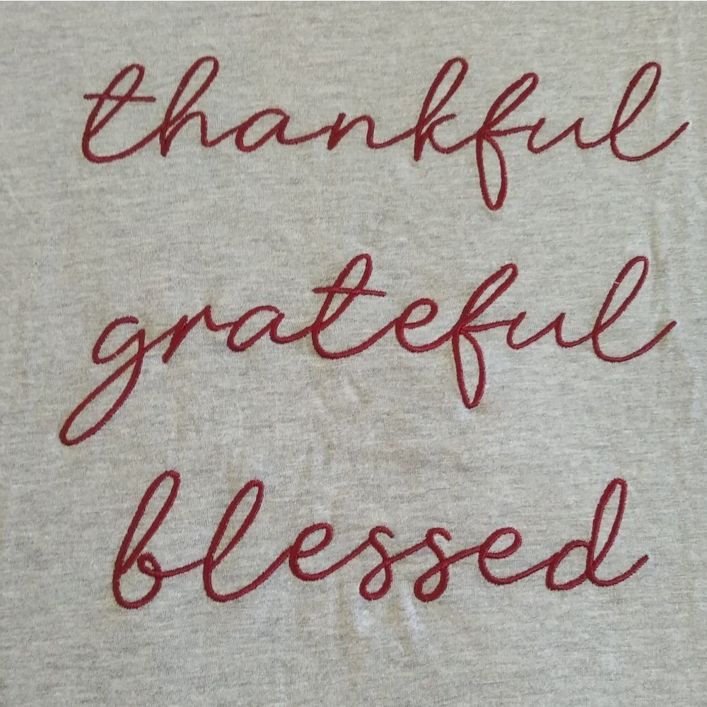 Sweet🍭 Soul "thankful🤗 grateful❤️ blessed🙏" tee - Picture 3 of 7